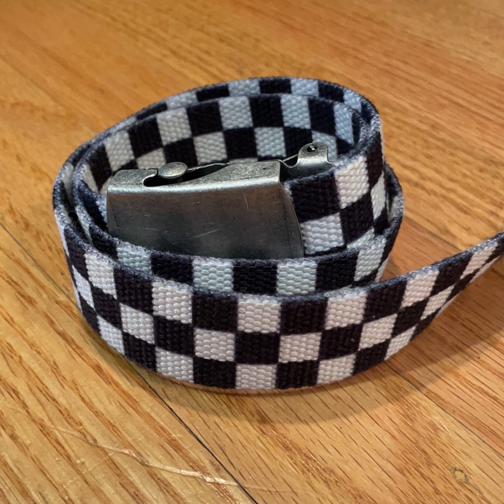 Brandy Melville checkered belt